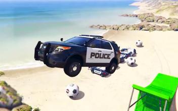 Police Car Superhero Racing Stunts Game截图5