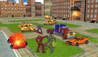 Angry Robot Bull Attack:Robot Fighting Bull Games截图2