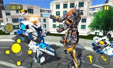 Futuristic Robot Transform Battle Tiger Robots War截图5