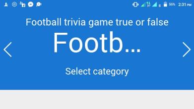 Football trivia game True or false截图4