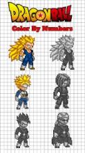 Pixel Art Dragon ball Color by Number截图1