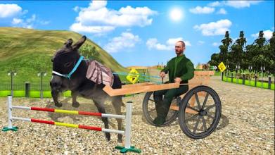 Donkey Cart Racing Simulator: Cart Transporter截图3