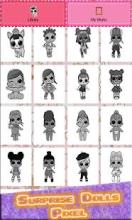 Number Book Surprise Dolls Pixel Color截图3