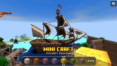 Mini craft, voxel adventure survival games截图1