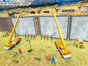 US Army Security Border Wall Construction Sim截图1