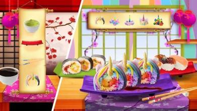 Rainbow Unicorn Sushi Maker! DIY Cooking Game截图1