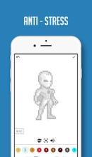 Color by Number Super Heroes Pixel Sandbox截图3