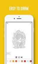 Color by Number Super Saiyan Pixel Sandbox截图2