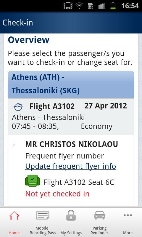 Aegean Airlines截图3