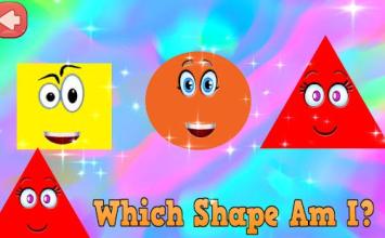 Kids Smiley Shapes Learning截图5