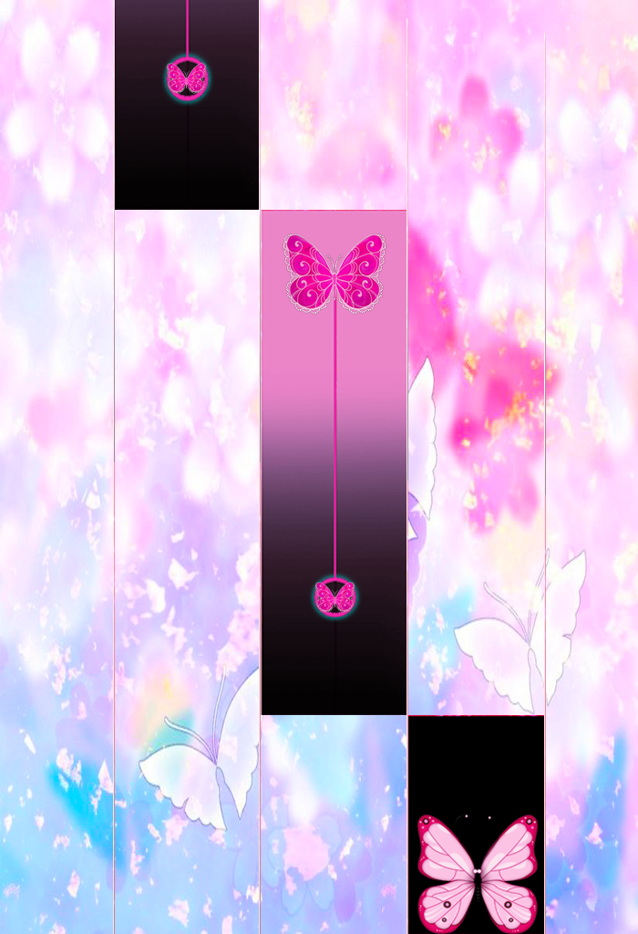 Pink Butterfly Piano Tiles 2018截图4