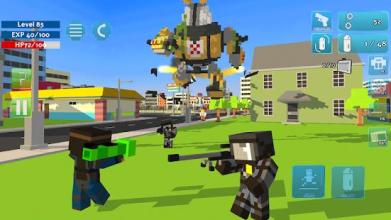 Block Gun Pixel Jetpack截图5