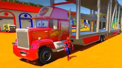 Captain Superhero Euro Truck Driving Sim 2018截图1