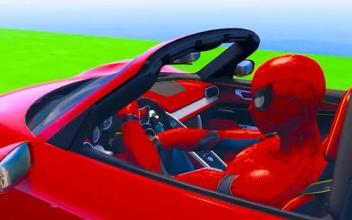 Superhero Car Racing Stunts Limits截图4