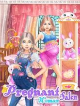 Pregnant Mommy Salon Games:Dress up Spa Girl Games截图3