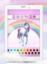 Unicorn 3D Coloring Book截图5