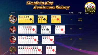 Indian Rummy Offline截图3