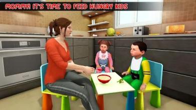 Virtual Mommy New Born Twins Baby Care Family Fun截图2