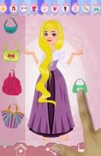 Dress Up Princess Rapunzel - Beauty Salon Games截图3