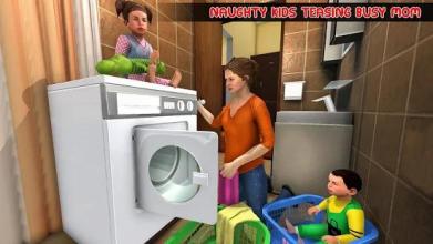 Virtual Mommy New Born Twins Baby Care Family Fun截图3