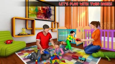 Virtual Mommy New Born Twins Baby Care Family Fun截图5