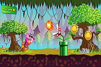 The pink tiger jungle: Super Adventure world截图1