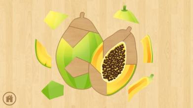 Kids Fruit Puzzles - Wooden Jigsaw截图1