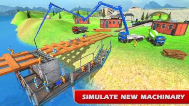 Train Bridge Construction: Railroad Building Sim截图4