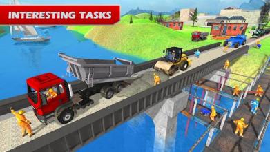 Train Bridge Construction: Railroad Building Sim截图3