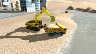 River Sand Excavator Simulator 3D截图2