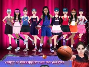 Basketball Star Girls Beauty Salon game for girls截图3