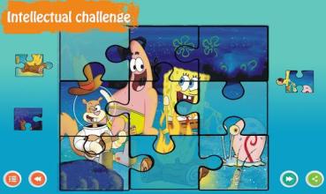 Esponja y Bob Jigsaw Puzzle Game截图3