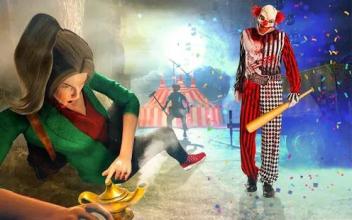 Scary killer clown games: horror games 2018截图3