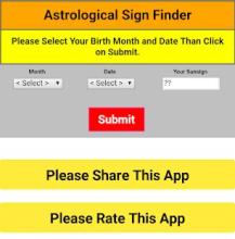 Astrological | Horoscope | Zodiac Sign Finder截图2