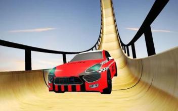 US Police McQueen Car Vertical Mega Ramp Stunts截图4