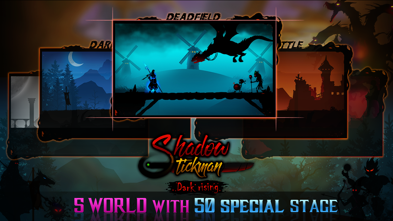 Shadow Stickman: Dark rising – Ninja warriors截图2