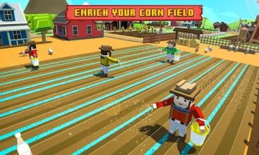 Super Blocky Farmer Life: Farming Games 2018截图5