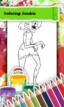 Zombie Coloring Book截图1