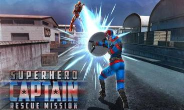 Superhero Captain City America Rescue Mission截图1