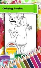 Zombie Coloring Book截图2