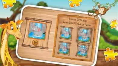 Kids Zoo animal JIgsaw Puzzle截图4