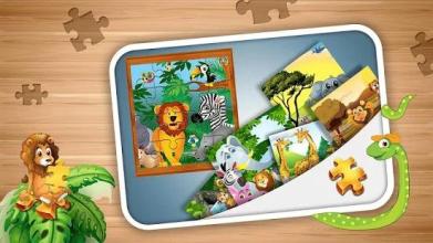 Kids Zoo animal JIgsaw Puzzle截图1