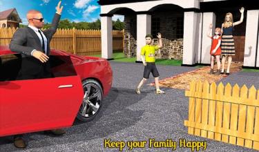 Virtual Security Chief Dad: Happy Family Games截图1