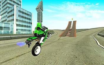 Bike Alien Hero Stunt Simulator - Super Driver截图1