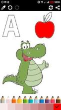 ABC Kids Coloring Book - Alphabet, Animals, Fruit截图4