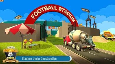 Football Stadium Builder Construction Crane Game截图4