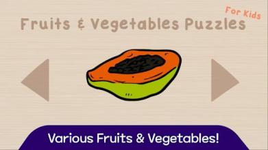 Puzzle for Kids - Fruits and Vegetables截图2