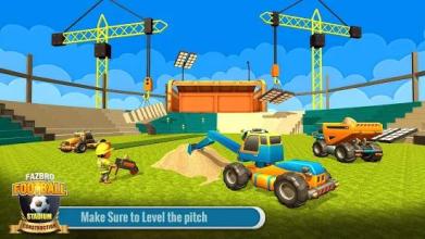 Football Stadium Builder Construction Crane Game截图1