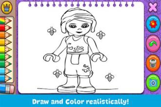 The Gallery Book Coloring for Lego Friends Fans截图3