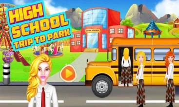 High School Trip to Park: Students Adventure Story截图2